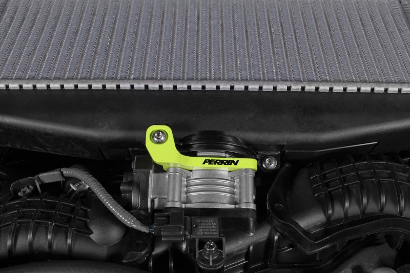 Perrin [22 - 26 WRX] Top Mount Intercooler Bracket - Neon Yellow | PSP - ITR - 331NY - JDMuscleIntercoolersperPSP-ITR-331NY