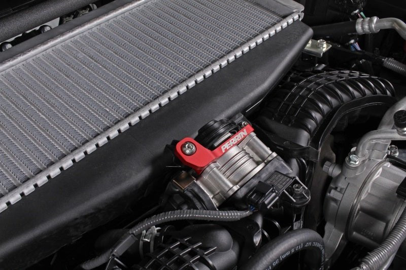 Perrin [22 - 26 WRX] Top Mount Intercooler Bracket - Red | PSP - ITR - 331RD - JDMuscleIntercoolersperPSP-ITR-331RD