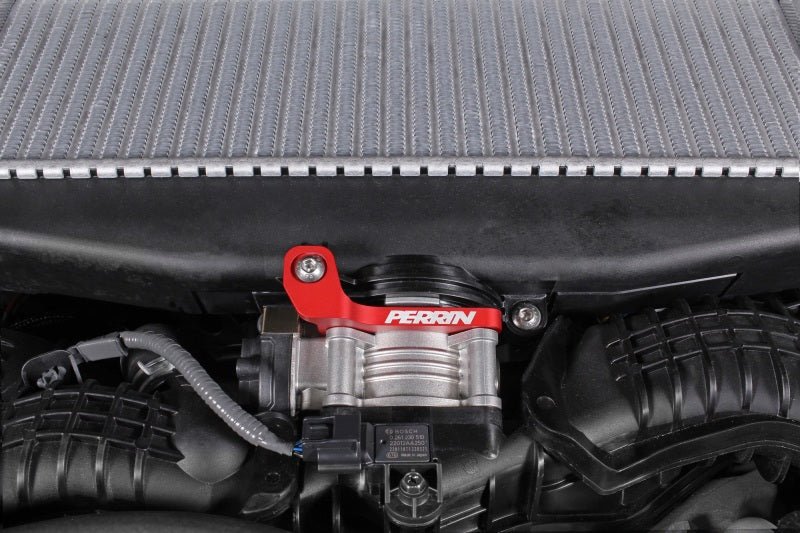 Perrin [22 - 26 WRX] Top Mount Intercooler Bracket - Red | PSP - ITR - 331RD - JDMuscleIntercoolersperPSP-ITR-331RD