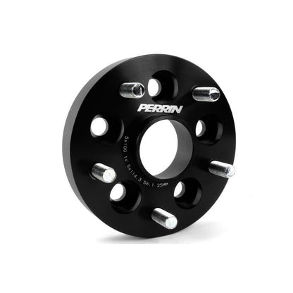 Perrin 25mm 5x100 to 5x114.3 Wheel Adapter Subaru 04-19 (PSP-WHL-226BK)-paPSP-WHL-226BK-PSP-WHL-226BK-Wheel Spacers and Adapters-Perrin Performance-JDMuscle