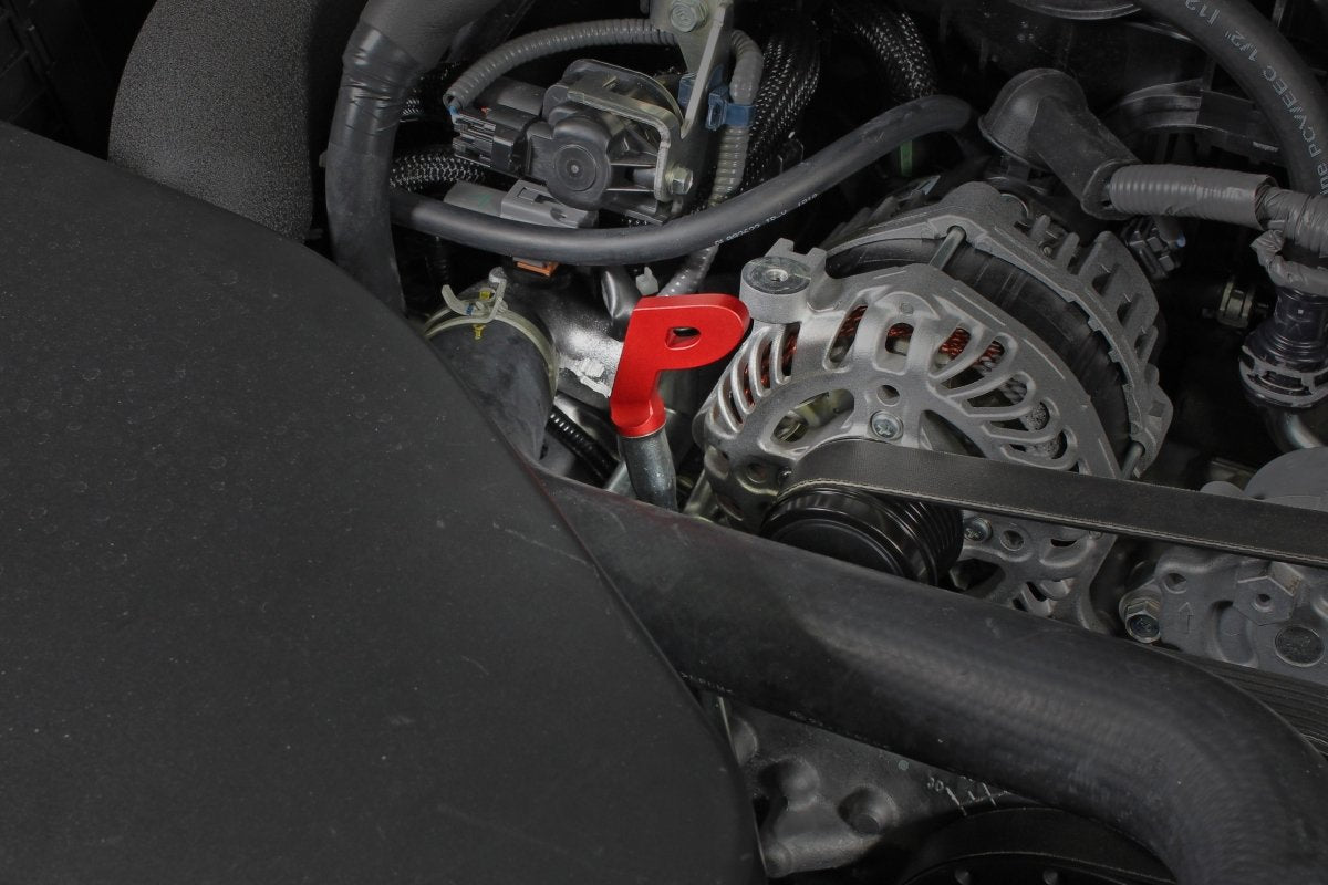 Perrin Aluminum [15 - 26 WRX] "P" Style Dip Stick Handle Red Finish FA20 / FA24 | PSP - ENG - 720RD - JDMuscleDipsticksperPSP-ENG-720RD