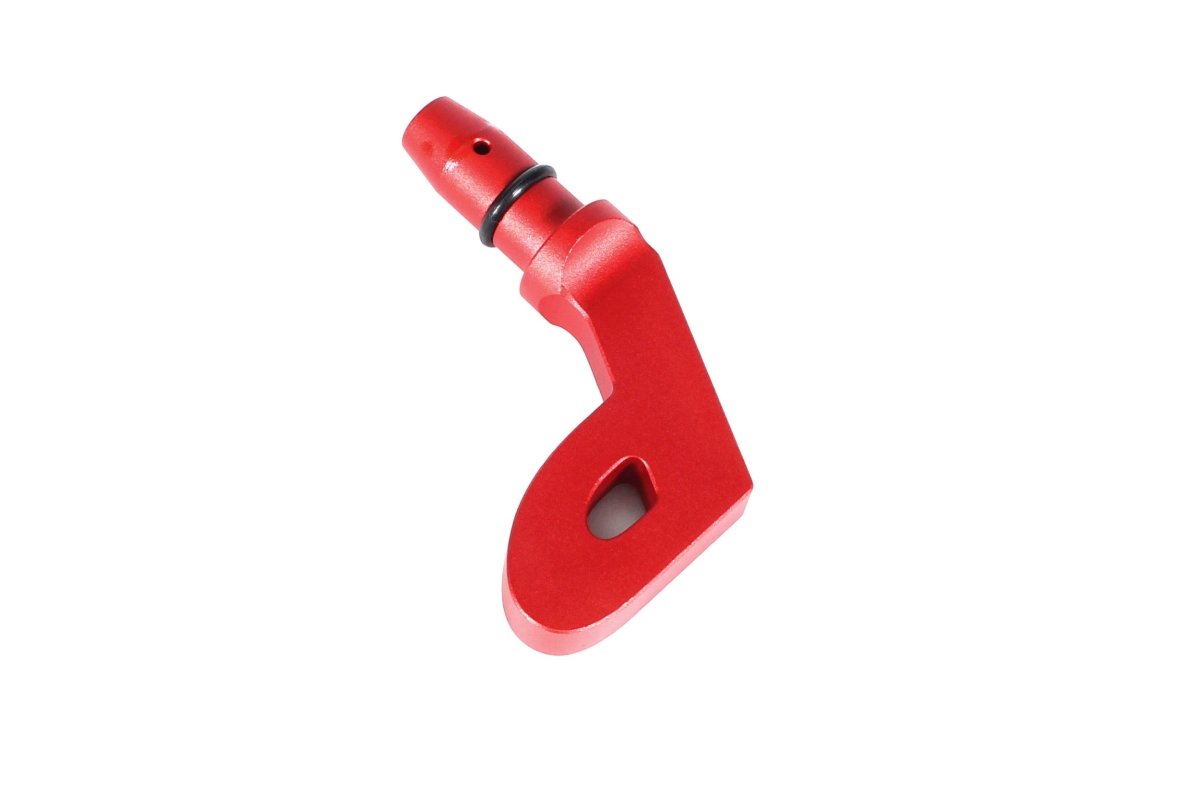 Perrin Aluminum 15-22 WRX "P" Style Dip Stick Handle Red Finish FA20 / FA24 | PSP-ENG-720RD