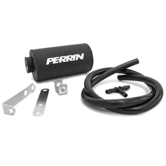 Perrin Black Coolant Overflow Tank (ASM-ENG-500)-paASM-ENG-500-ASM-ENG-500-Overflow Tanks / Coolant Tank and Accessories-Perrin Performance-JDMuscle