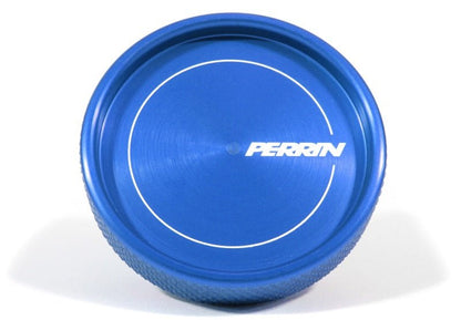 Perrin Oil Cap Round Style Blue Most Subaru Models | PSP-ENG-711BL - JDMuscleOil CapsperPSP-ENG-711BL