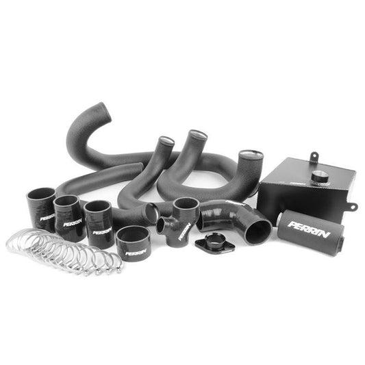 Perrin FMIC Boost Tube Box w/ Black Boost Tubes and Black Couplers Subaru WRX 15-21 | PSP-ITR-437-2BK/BK