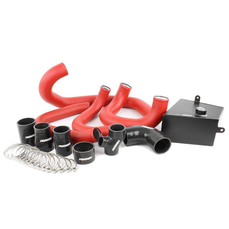 Perrin FMIC Boost Tube Box w/ Red Boost Tubes and Black Couplers Subaru WRX 15-21 | PSP-ITR-437-2RD/BK