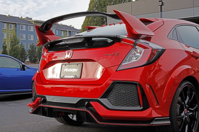 PERRIN Performance Rear Tow Hook Kit Red Honda Civic Type R 2017+ / SI 2017+ | PHP-BDY-251RD - JDMuscleTow HooksperPHP-BDY-251RD