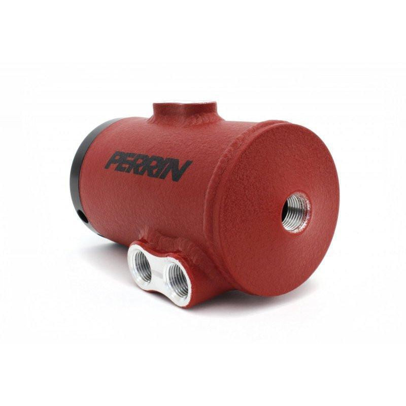 Perrin Red Air Oil Separator WRX/STI w/ TMIC 2002-2007 | PSP-ENG-605RD
