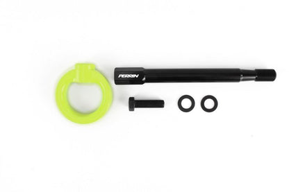 PERRIN Tow Hook Kit Front - Neon Yellow | PSP-BDY-231NY - JDMuscleTow HooksperPSP-BDY-231NY