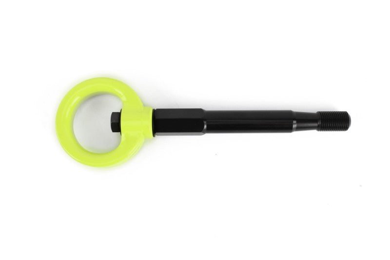 PERRIN Tow Hook Kit Rear Neon Yellow WRX 2008-2014 / STI Hatchback 2008-2014 | PSP-BDY-250NY - JDMuscleTow HooksperPSP-BDY-250NY