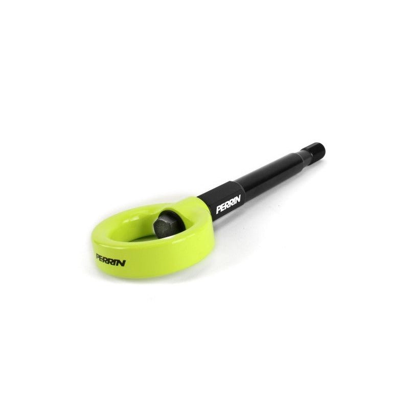 PERRIN Tow Hook Kit Rear Neon Yellow WRX 2008-2014 / STI Sedan 2008-2014 | PSP-BDY-251NY - JDMuscleTow HooksperPSP-BDY-251NY