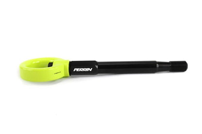 PERRIN Tow Hook Kit Rear Neon Yellow WRX 2008-2014 / STI Sedan 2008-2014 | PSP-BDY-251NY - JDMuscleTow HooksperPSP-BDY-251NY