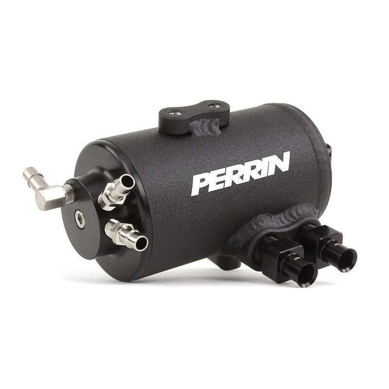 Perrin Wrinkle Black Air Oil Separator Kit Subaru WRX 2015-2019 (PSP-ENG-609BK)-paPSP-ENG-609BK-PSP-ENG-609BK-Air Oil Separators-Perrin Performance-JDMuscle