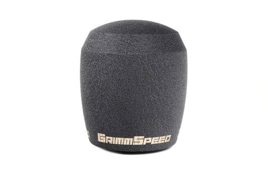 Grimmspeed Stubby Stainless Steel Black Shift Knob Universal | GRM038002