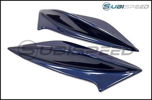 OLM STI SPOILER SIDE FIN WINGLETS GALAXY BLUE METALLIC 15-21 Subaru STI | OLM15STIFIN-E8H