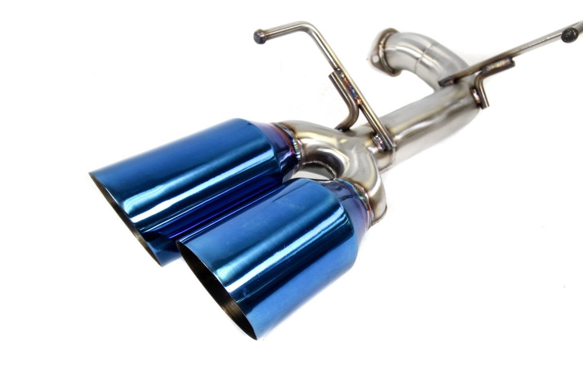 PLM [15-21 WRX/STI] Axle-Back Exhaust Muffler Deletes V2 - JDMuscleAxle Back ExhaustsPLM-SUB-TKP-DUAL-2015-2-POLISHPOLISHED TIP