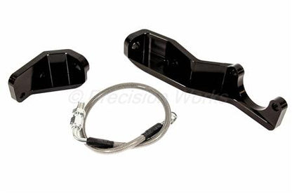 PLM [15-21 WRX/STI] Precision Works Pitch Stop Brace with Clutch Line | PW-PSB-BL-SUB-CL-KIT - JDMusclePitch Stop MountsPW-PSB-BL-SUB-CL-KIT