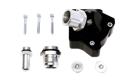 PLM Honda Precision Works K - Series Swivel Neck Thermostat Housing V2 Black | PW - KS - SW - TH - V2 - JDMuscleThermostatsPW-KS-SW-TH-V2