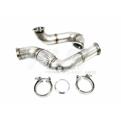 PLM Power Driven F-Series Downpipe Set for Honda S2000 F20C-PLM-S2000-DP-1-2-Front Pipes and Downpipes / Y-Pipes-Private Label Mfg.-JDMuscle