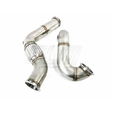 PLM Power Driven F-Series Downpipe Set for Honda S2000 F20C-PLM-S2000-DP-1-2-Front Pipes and Downpipes / Y-Pipes-Private Label Mfg.-JDMuscle