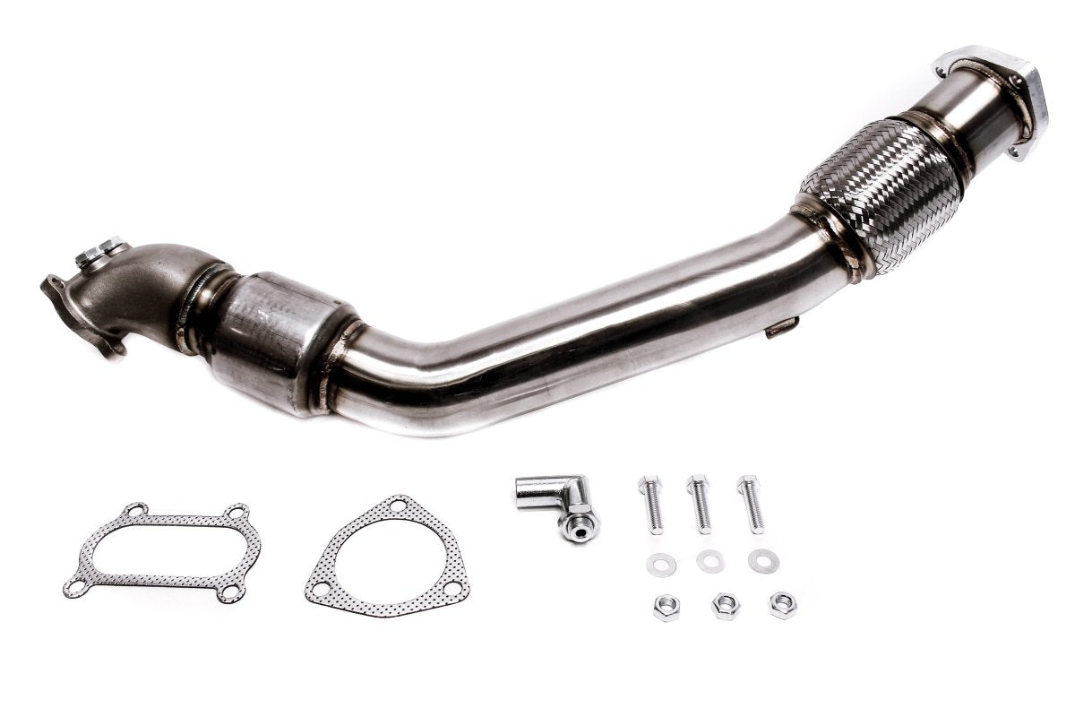 PLM Power Driven K-Series Header Downpipe Civic Si FG 2012-2015 & Acura ILX 2013-2015 | PLM-HFG4-HEADER-CAT - JDMuscleFront Pipes and Downpipes / J-PipesPLM-HFG4-HEADER-CATHigh Flow Cat