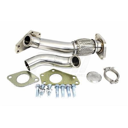 PLM Power Driven Subaru EWG UP PIPE with Block Off Plate 38mm-PLM-SUB-UP-PIPE-EWG-38MM-Private Label Mfg.-JDMuscle
