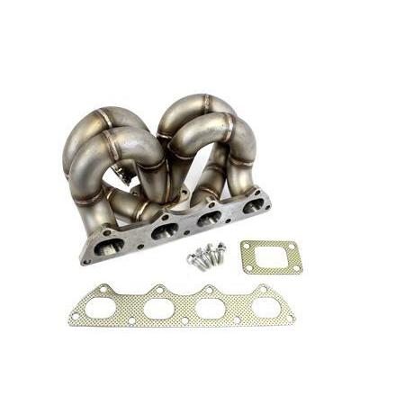 PLM Power Driven T3 RAMHORN Turbo Manifold AC & PS COMPATIBLE B-Series B16 B18 B20 | PLM-B-TM-AC