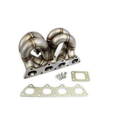 PLM Power Driven T3 RAMHORN Turbo Manifold AC & PS COMPATIBLE B-Series B16 B18 B20 | PLM-B-TM-AC