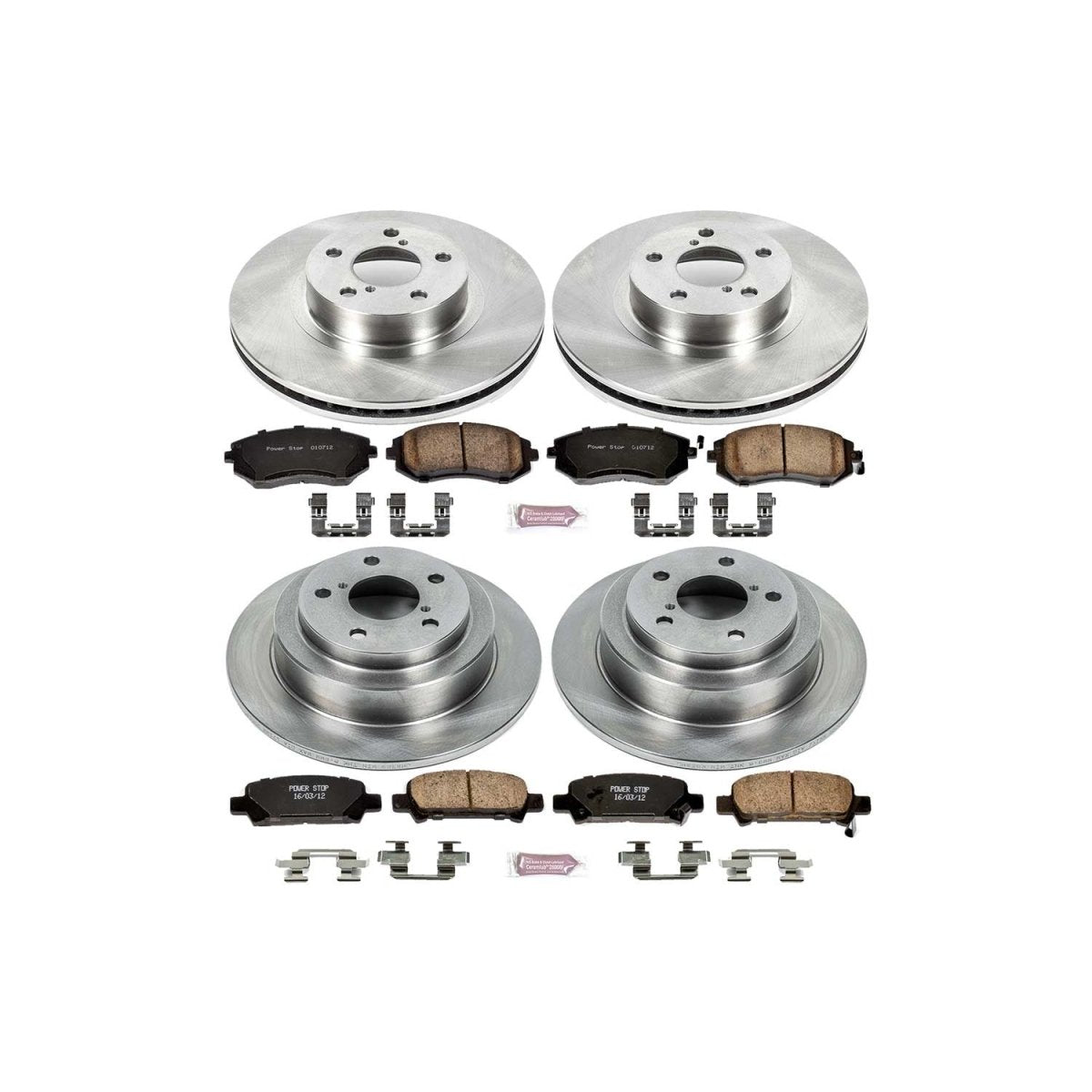 Power Stop 02 - 03 Subaru Impreza Front & Rear Autospecialty Brake Kit | KOE6109 - JDMuscleBrake KitspsbKOE6109