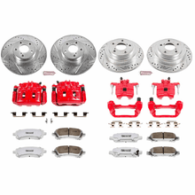 Power Stop 02 - 03 Subaru Impreza Front & Rear Z26 Street Warrior Brake Kit w/Calipers | KC2371 - 26 - JDMuscleBrake KitspsbKC2371-26