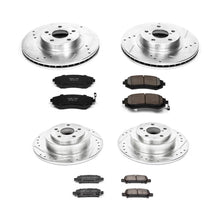 Power Stop 02 - 04 Subaru Legacy Front & Rear Z23 Evolution Sport Brake Kit | K2750 - JDMuscleBrake KitspsbK2750