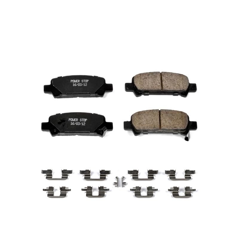 Power Stop 03 - 06 Subaru Baja Rear Z17 Evolution Ceramic Brake Pads w/Hardware | 17 - 770 - JDMuscleBrake Padspsb17-770