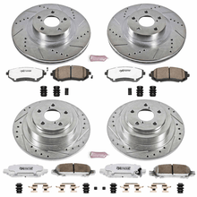 Power Stop 04 - 06 Subaru Baja Front & Rear Z26 Street Warrior Brake Kit | K2748 - 26 - JDMuscleBrake KitspsbK2748-26