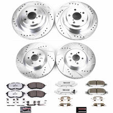 Power Stop 05 - 09 Subaru Legacy Front & Rear Z26 Street Warrior Brake Kit | K286 - 26 - JDMuscleBrake KitspsbK286-26