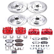 Power Stop 05 - 09 Subaru Legacy Front & Rear Z26 Street Warrior Brake Kit w/Calipers | KC286 - 26 - JDMuscleBrake KitspsbKC286-26