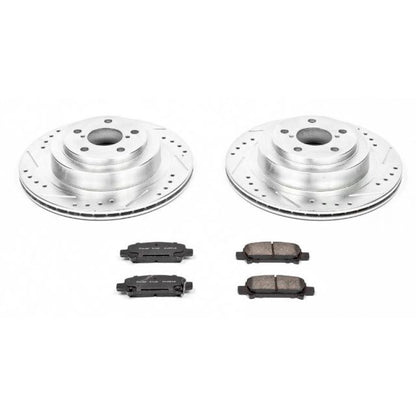 Power Stop 05 - 09 Subaru Legacy Rear Z23 Evolution Sport Brake Kit | K219 - JDMuscleBrake KitspsbK219