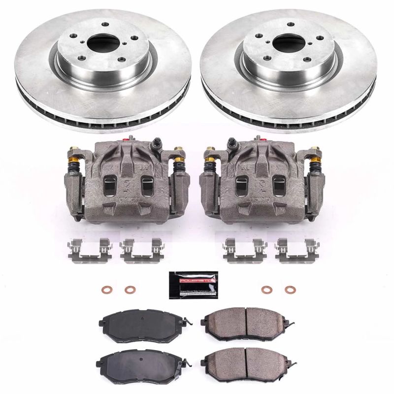 Power Stop 06 - 07 Subaru B9 Tribeca Autospecialty Kit w/ Calipers - Front | KCOE4603 - JDMuscleBrake KitspsbKCOE4603