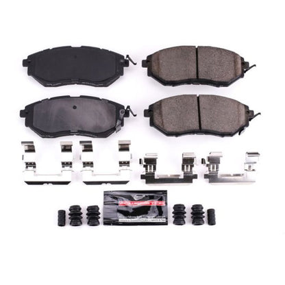 Power Stop 06 - 07 Subaru B9 Tribeca Front Z23 Evolution Sport Brake Pads w/Hardware | Z23 - 1078 - JDMuscleBrake PadspsbZ23-1078