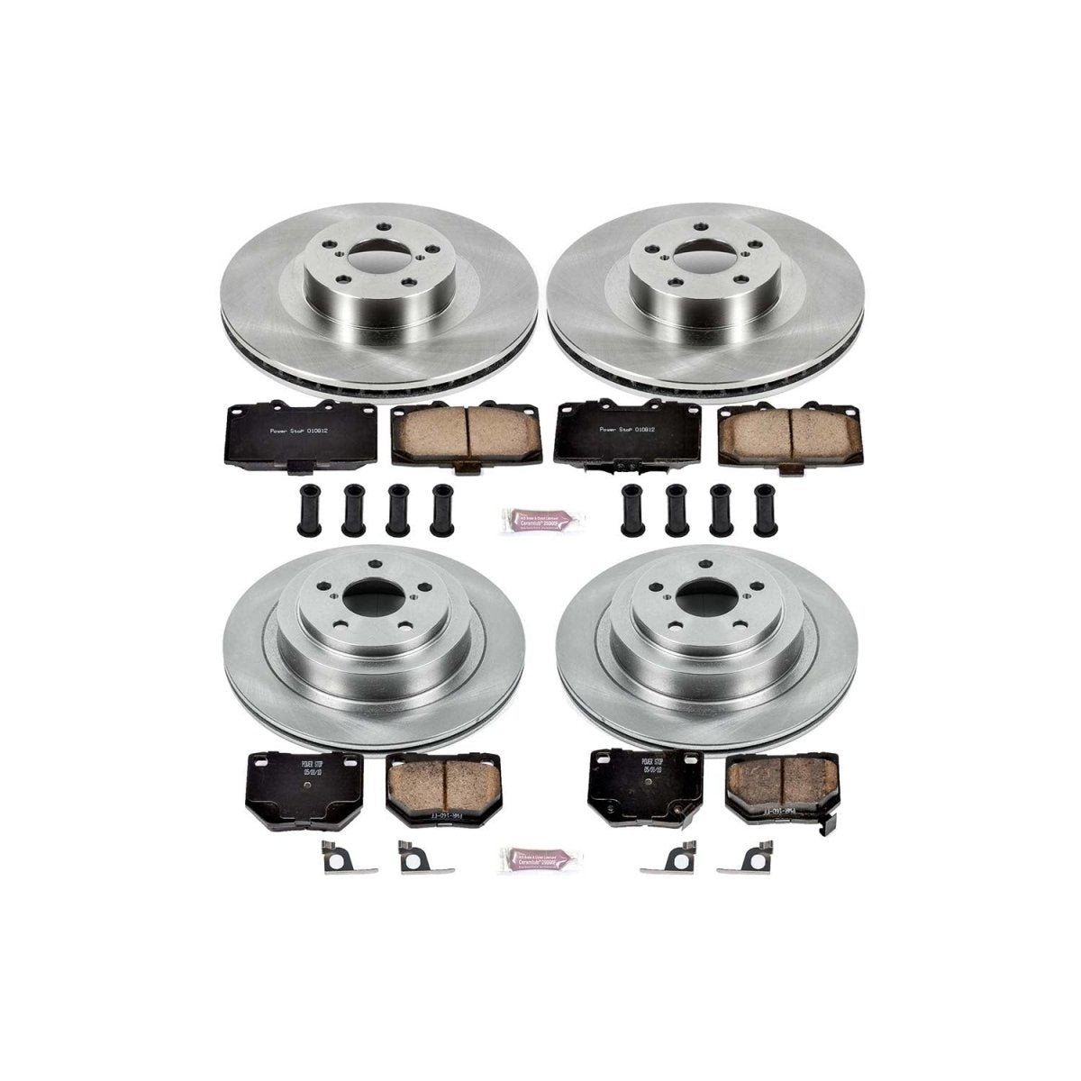 Power Stop 06 - 07 Subaru Impreza Front & Rear Autospecialty Brake Kit | KOE2368 - JDMuscleBrake KitspsbKOE2368
