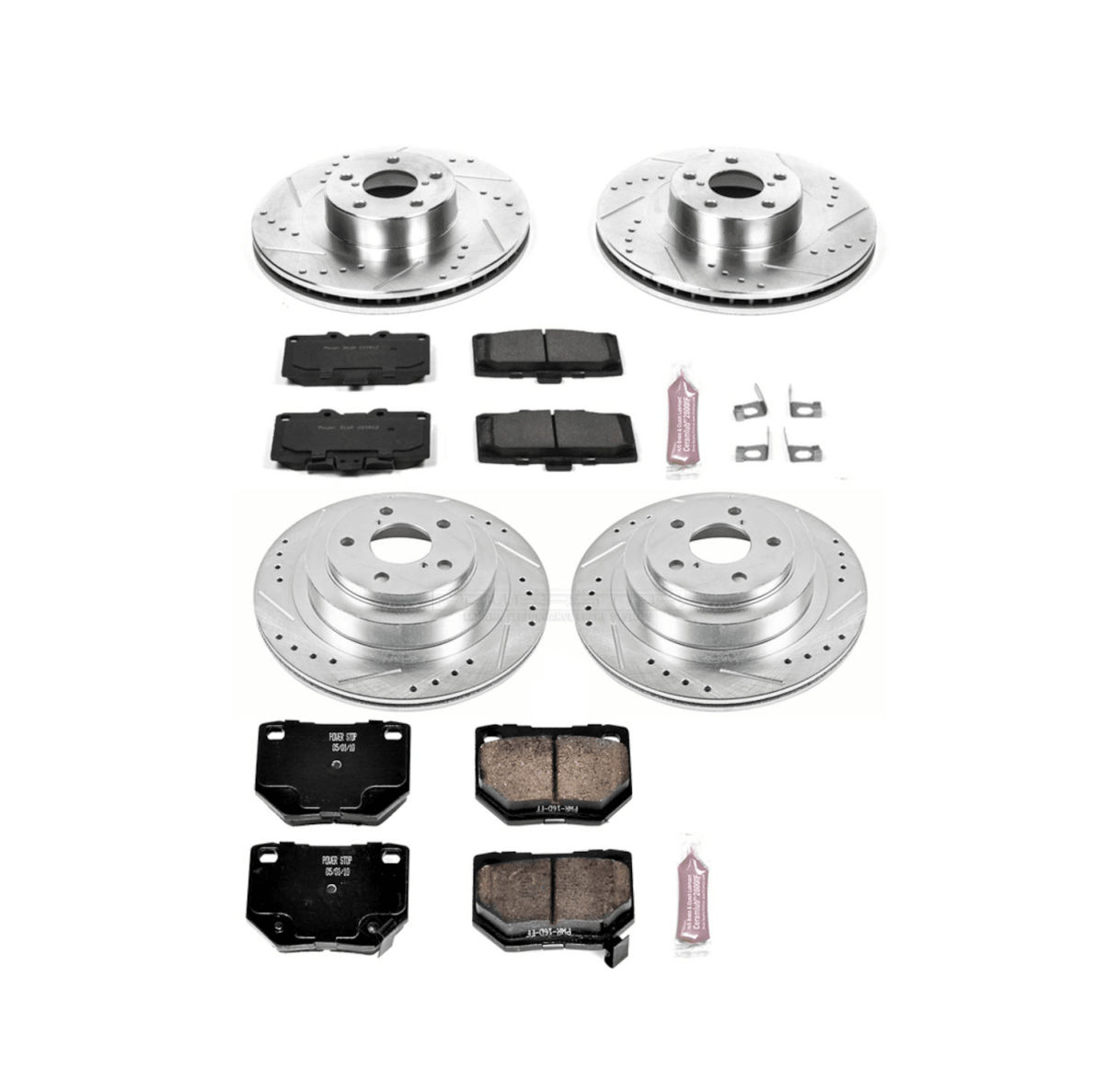 Power Stop 06 - 07 Subaru Impreza Front & Rear Z23 Evolution Sport Brake Kit | K2368 - JDMuscleBrake KitspsbK2368