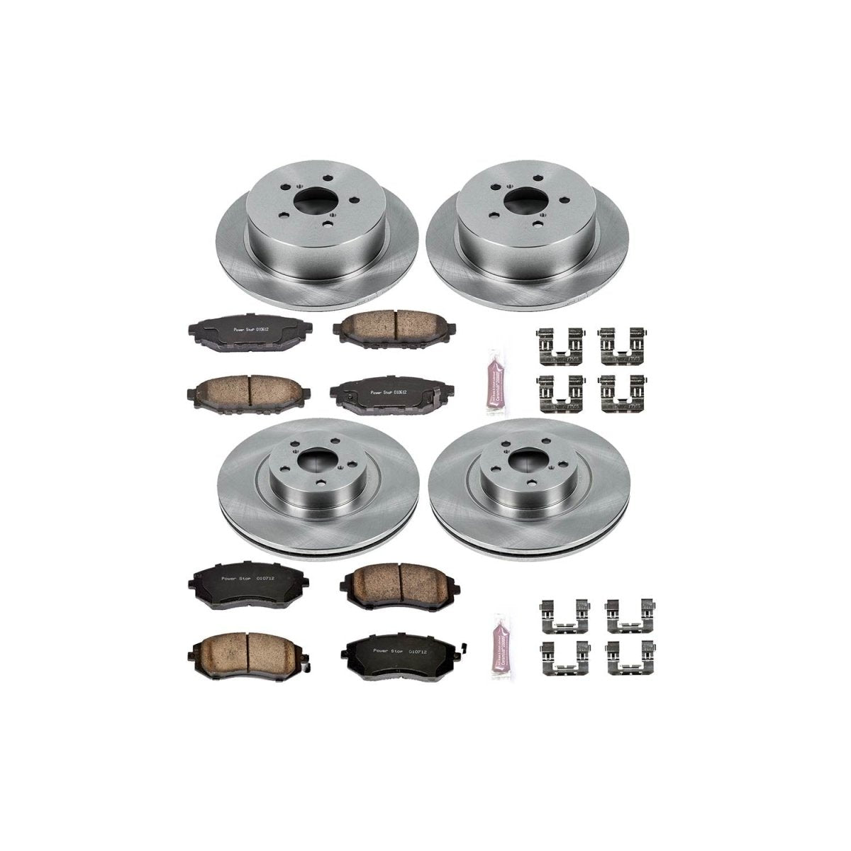 Power Stop 06 - 09 Subaru Legacy Front & Rear Autospecialty Brake Kit | KOE4079 - JDMuscleBrake KitspsbKOE4079