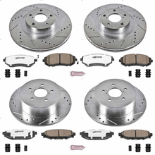 Power Stop 06 - 09 Subaru Legacy Front & Rear Z26 Street Warrior Brake Kit | K4079 - 26 - JDMuscleBrake KitspsbK4079-26