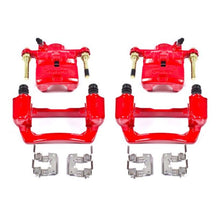 Power Stop 09 - 13 Subaru Forester Rear Red Calipers w/Brackets - Pair | S3424 - JDMuscleBrake Caliper Adapter BracketspsbS3424