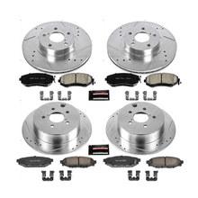 Power Stop 12 - 16 Subaru Impreza Front & Rear Z23 Evolution Sport Brake Kit | K6113 - JDMuscleBrake KitspsbK6113