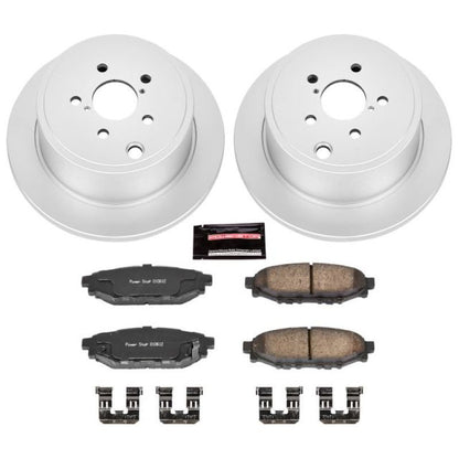 Power Stop 13 - 16 BRZ Rear Z17 Evolution Geomet Coated Brake Kit | CRK4631 - JDMuscleBrake KitspsbCRK4631