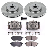 Power Stop 14 - 18 Subaru Forester Autospecialty Kit w/ Calipers - Front | KCOE285 - JDMuscleBrake KitspsbKCOE285