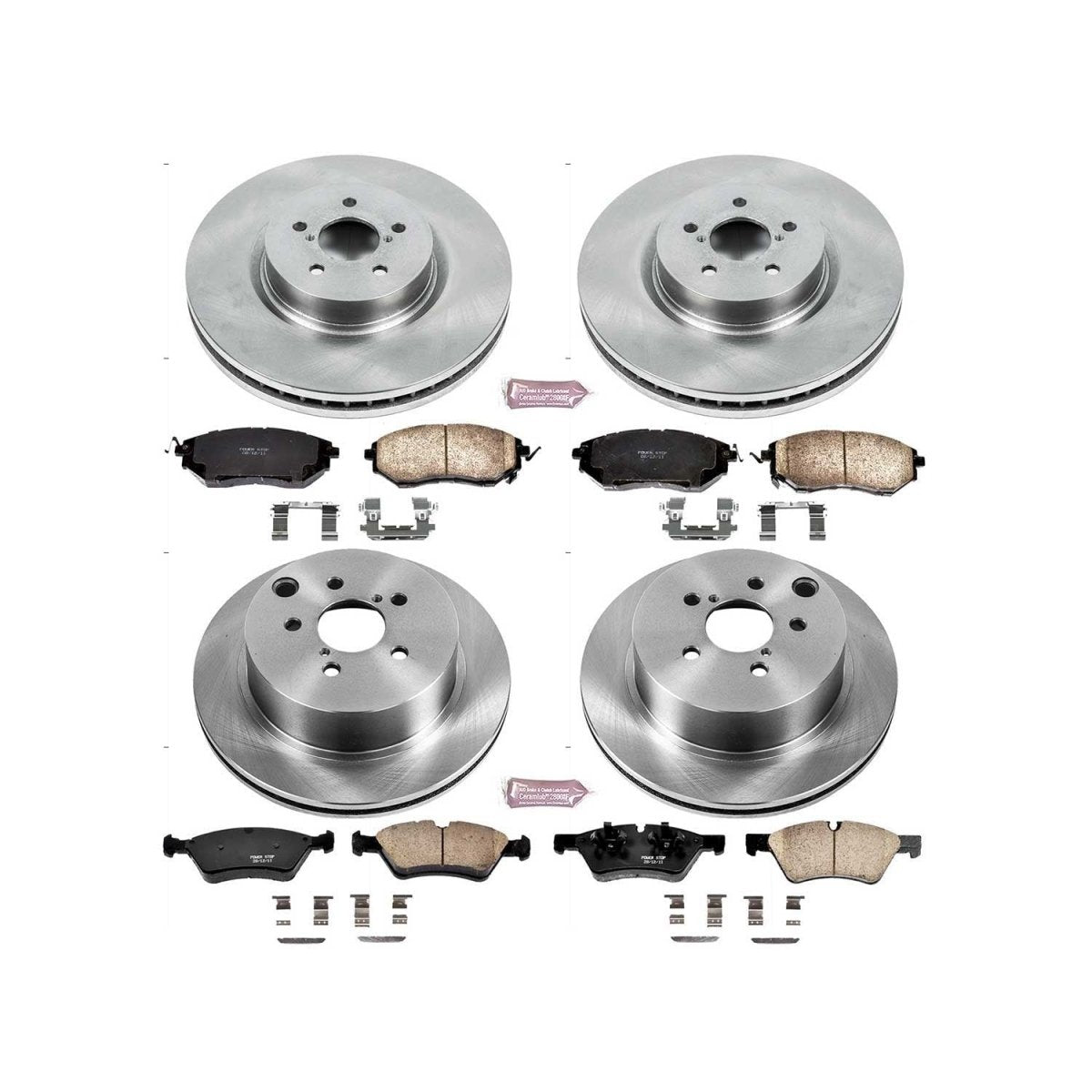 Power Stop 14 - 18 Subaru Forester Front & Rear Autospecialty Brake Kit | KOE6931 - JDMuscleBrake KitspsbKOE6931