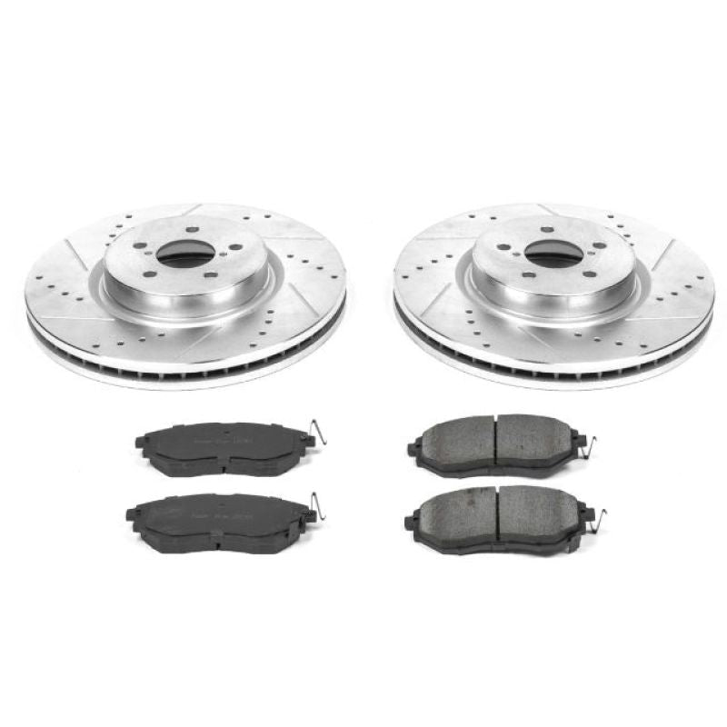 Power Stop 14 - 18 Subaru Forester Front Z23 Evolution Sport Brake Kit | K285 - JDMuscleBrake KitspsbK285