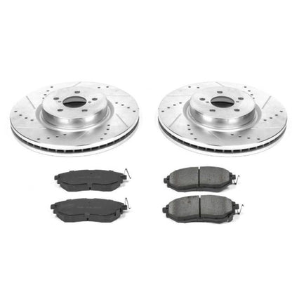Power Stop 14 - 18 Subaru Forester Front Z23 Evolution Sport Brake Kit | K285 - JDMuscleBrake KitspsbK285