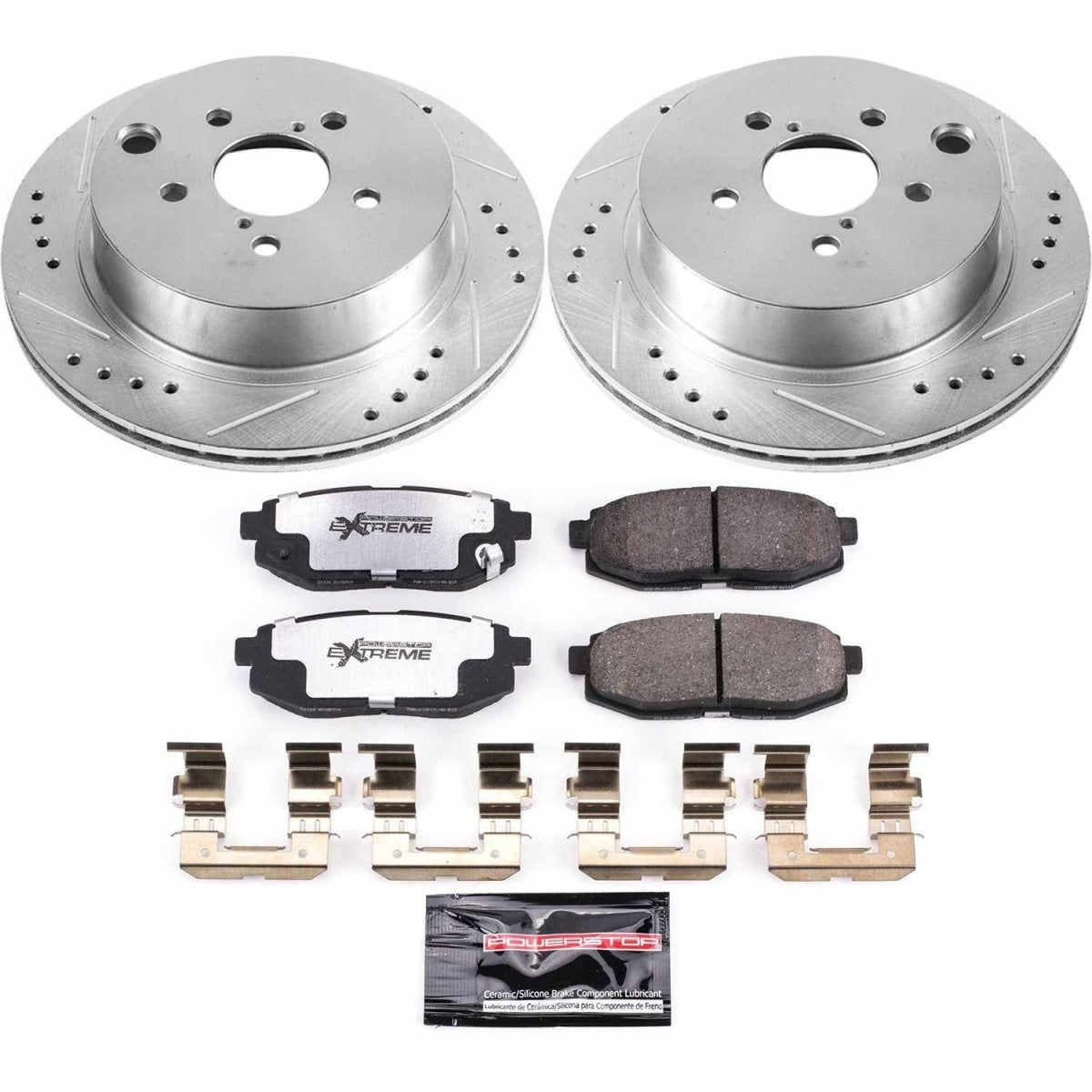 Power Stop 14 - 18 Subaru Forester Rear Z26 Street Warrior Brake Kit | K6978 - 26 - JDMuscleBrake KitspsbK6978-26